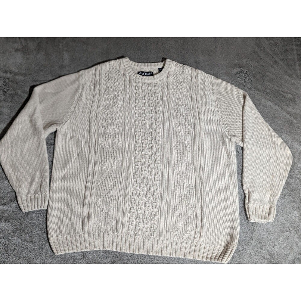Chaps Ralph Lauren Cable Knit Sweater XXL - Picture 6 of 6